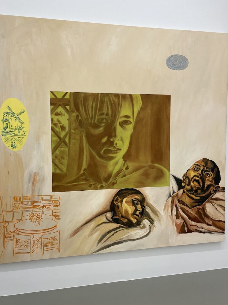 Sammlung Jablonka; David Salle: Lost Barn Process; Oil and acrylic on canvas; 1985