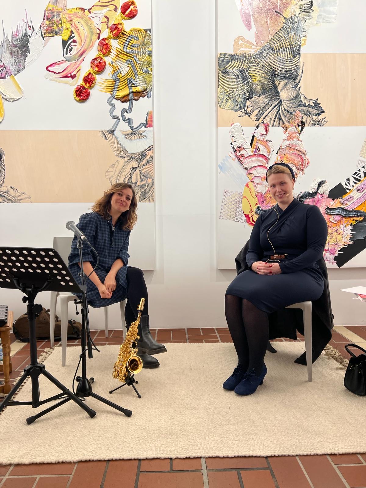 Dichtung & Jazz: 02/2024; von links: Juliana Haider, Alexandra Maria Jablonka