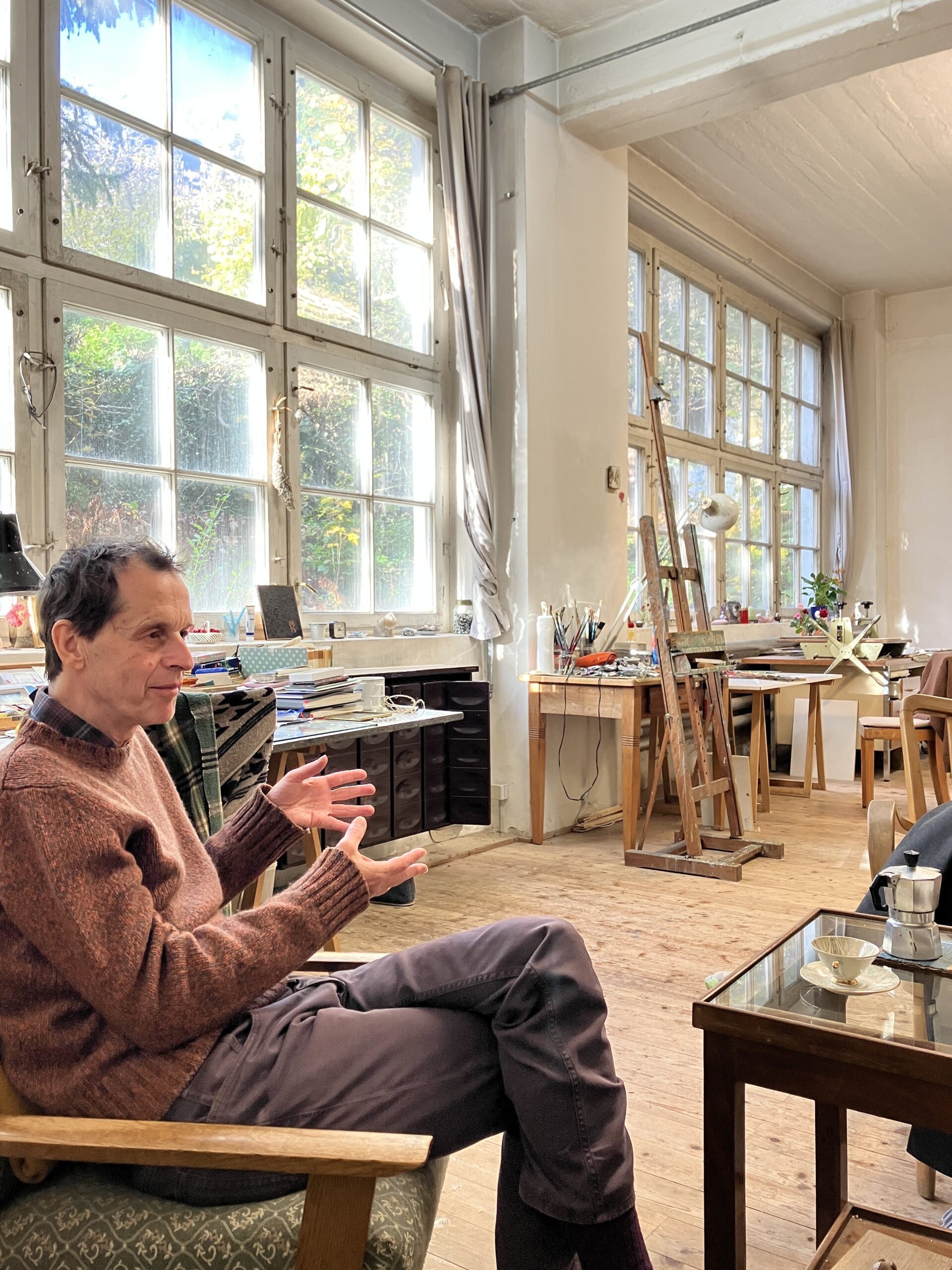 Michael Ziegler im Atelier 2