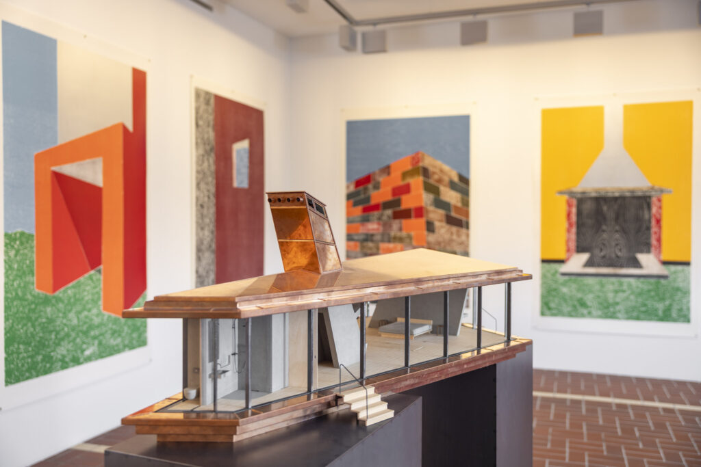 Modell Ferienhaus T in der Ausstellung bei Kunst in Seefeld