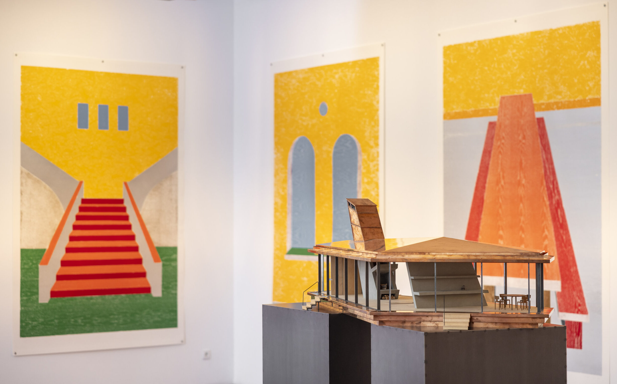 Thomas Schütte Haus T Ausstellungsansicht bei KiS Kunst in Seefeld